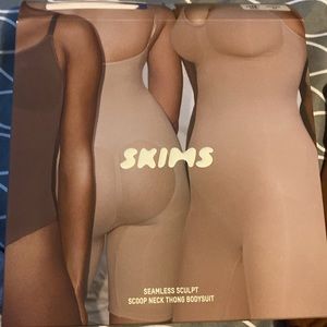 New Skims Scoop Neck Thong Bodysuit